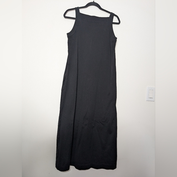 🖤 Max Mara Leisure Black Sleeveless Shift Midi Dress - Picture 5 of 5